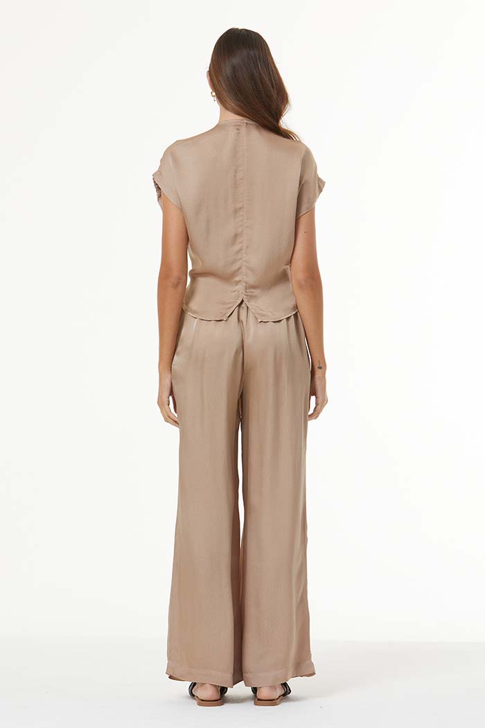 Wind Wrap Top // Shiitake