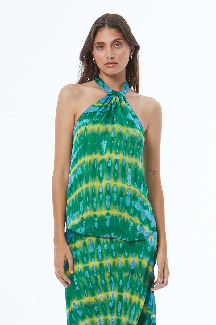 Rory Halter Top // Island Green Cuba Wash