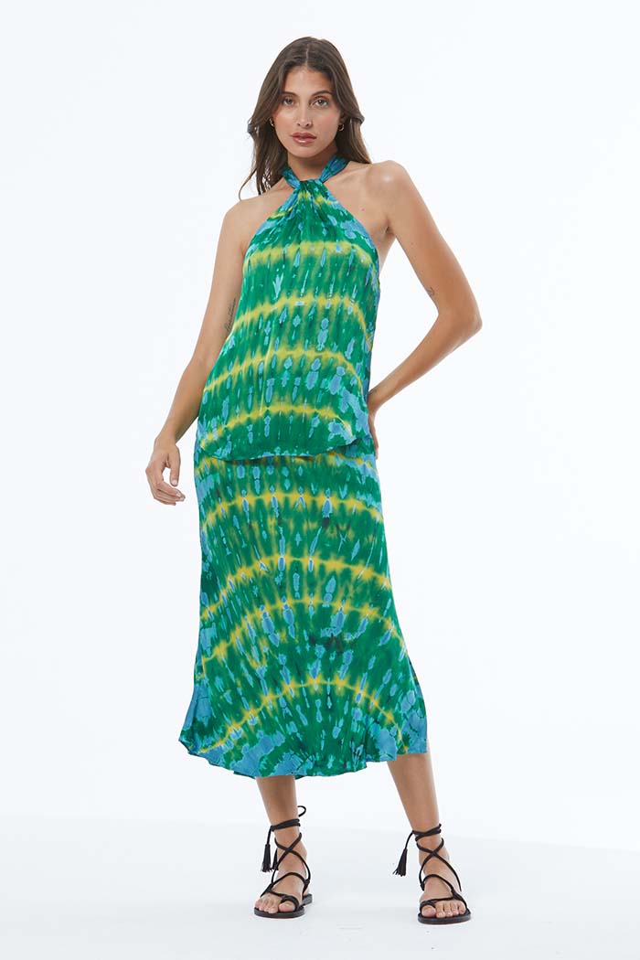 Rory Halter Top // Island Green Cuba Wash