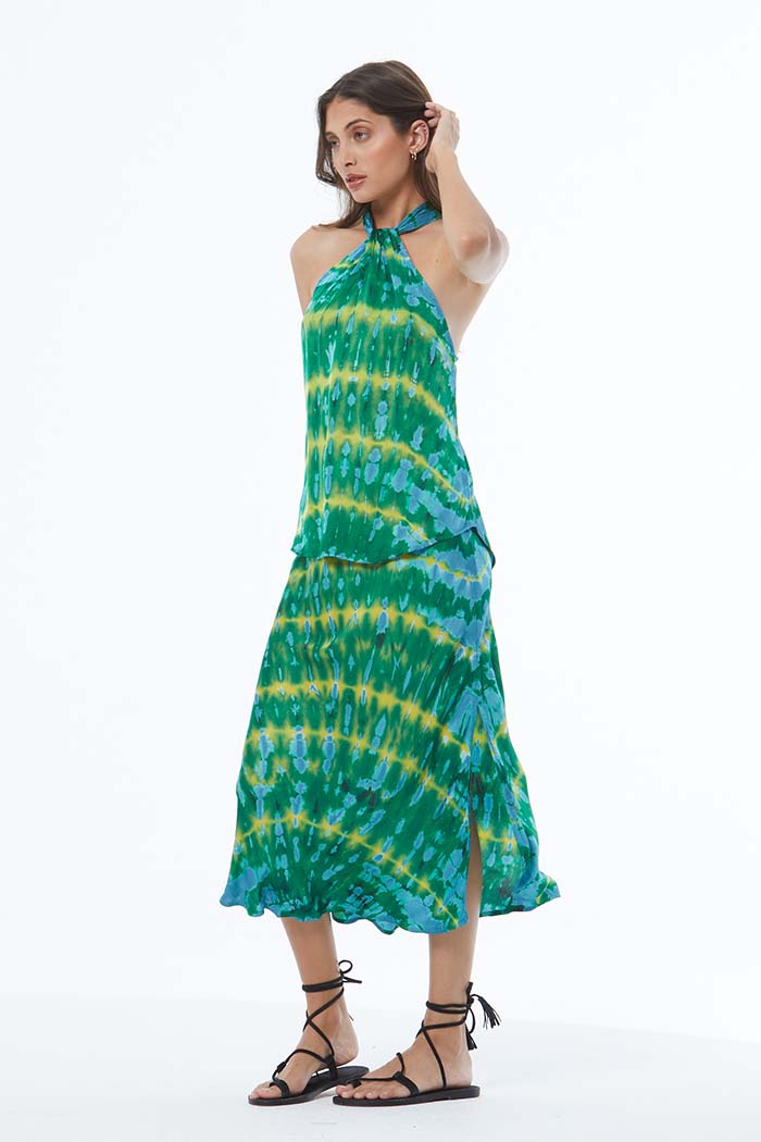 Rory Halter Top // Island Green Cuba Wash