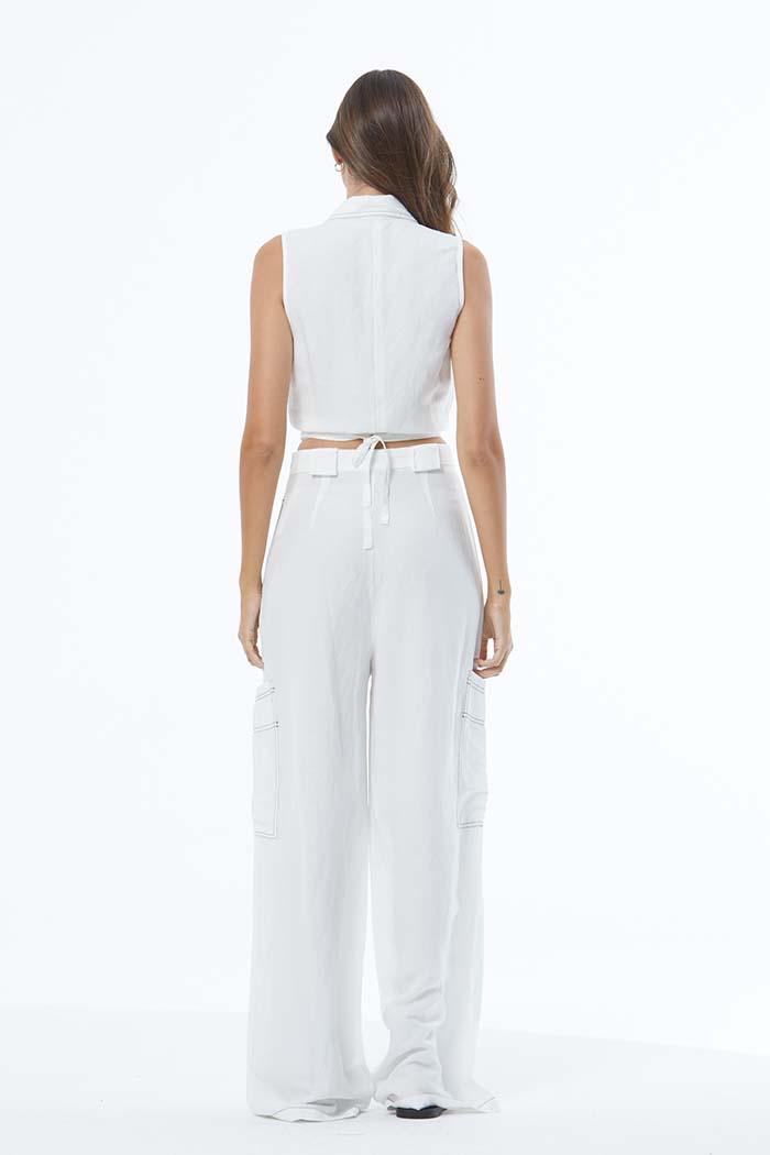 Bar Harbor Wrap Top // Bone ~ NO RETURNS