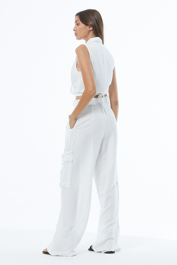 Bar Harbor Wrap Top // Bone ~ NO RETURNS