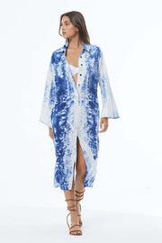 Pebble Beach Dress // Cobalt Feather Wash