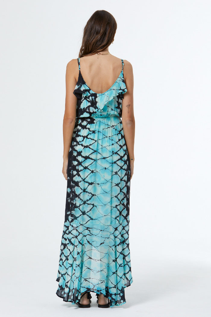Katelyn Dress // Blue Lagoon Boa Wash