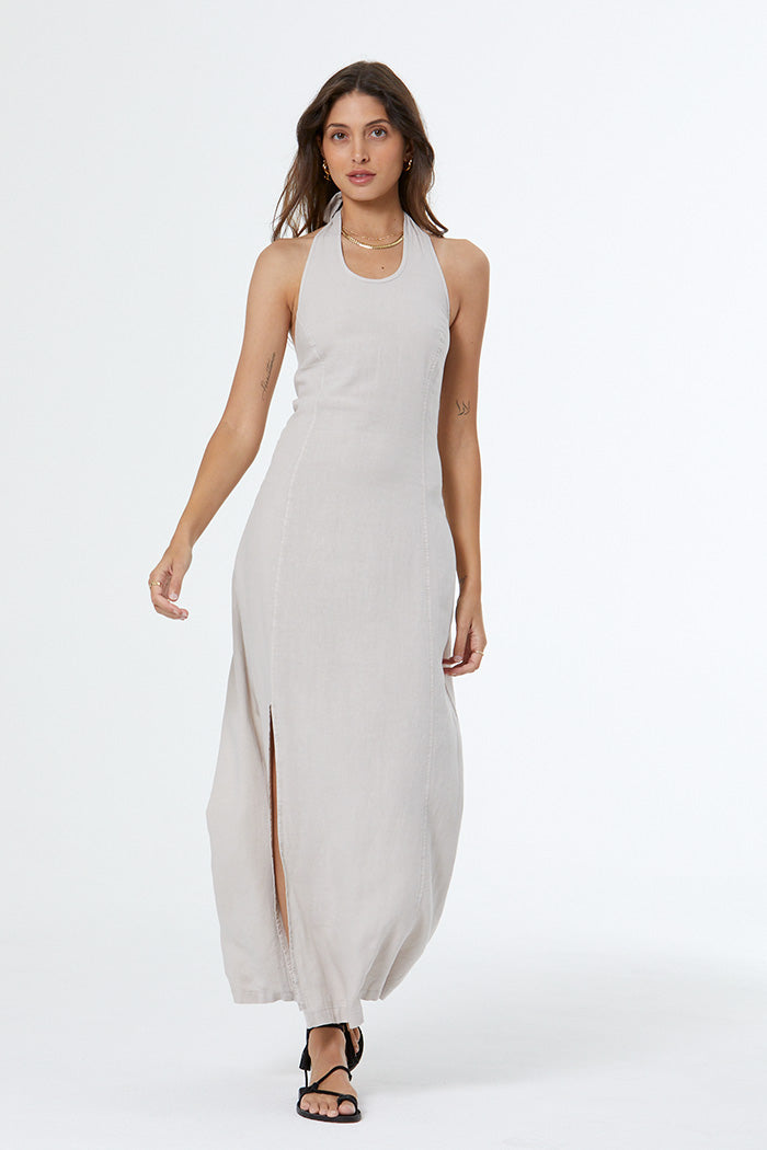 Christina Halter Dress // Ash Pigment