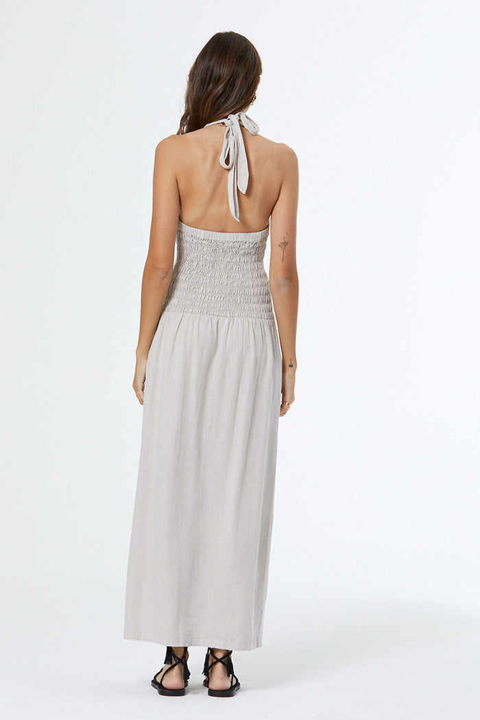 Christina Halter Dress // Ash Pigment