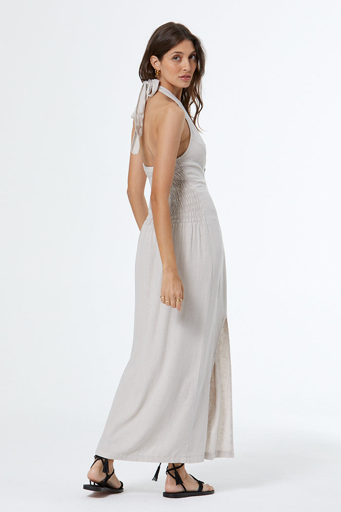 Christina Halter Dress // Ash Pigment