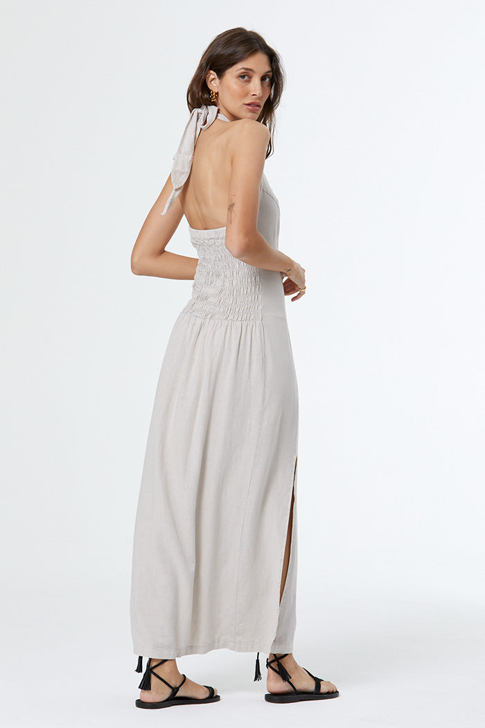 Christina Halter Dress // Ash Pigment