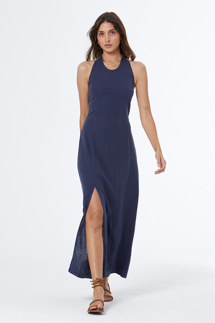 Christina Halter Dress // Vintage Indigo Pigment