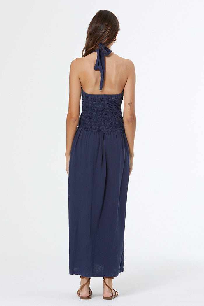 Christina Halter Dress // Vintage Indigo Pigment