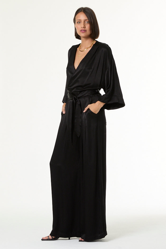 Bina Pleated Pant // Black