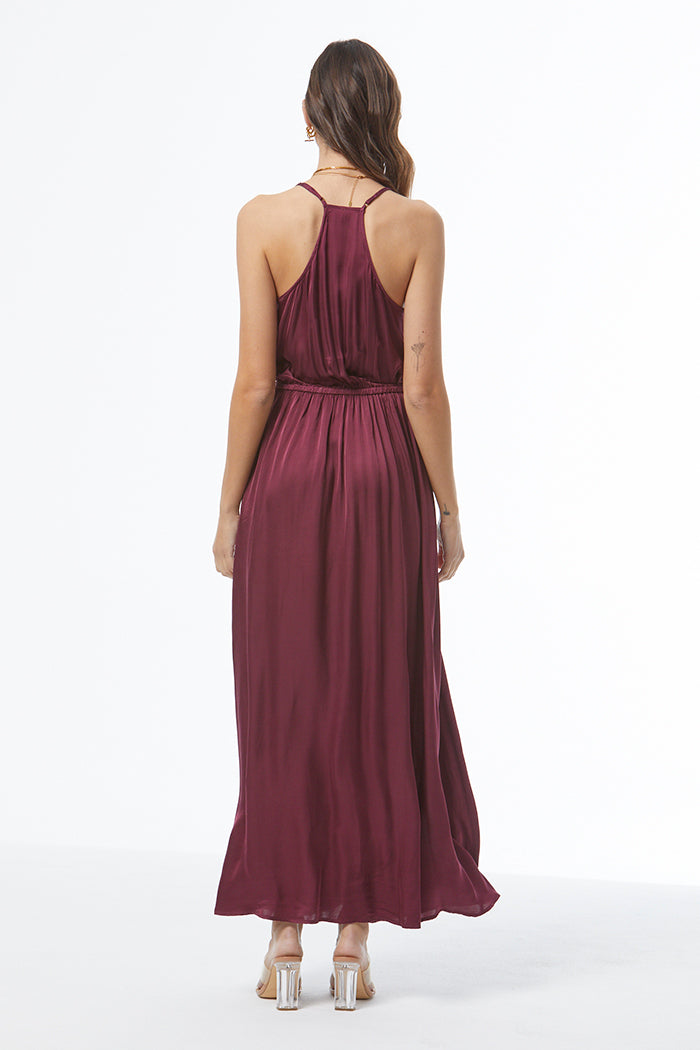 Shayna Maxi Dress // Cherry Lacquer