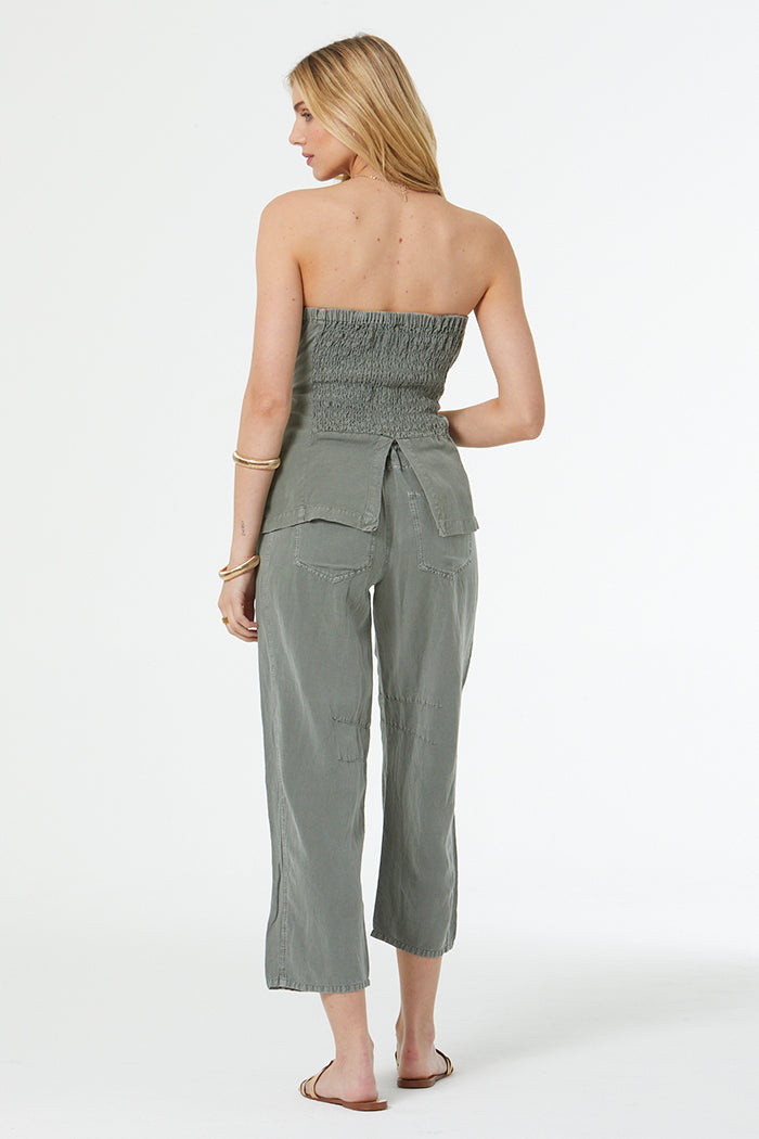 Benji Strapless Waist Coat // Tinted Sage Pigment