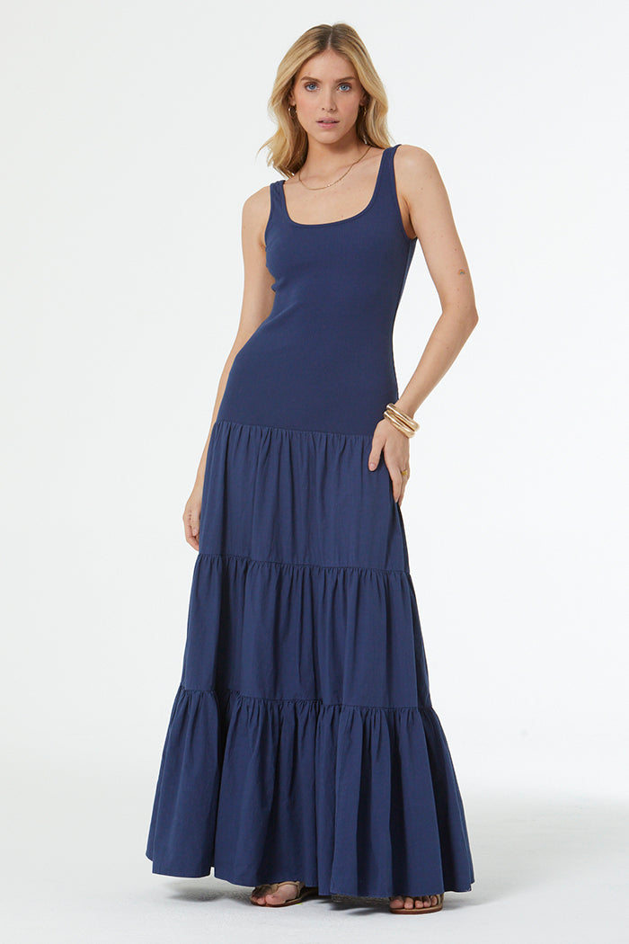 Gabbie Maxi Dress // Aviator Blue