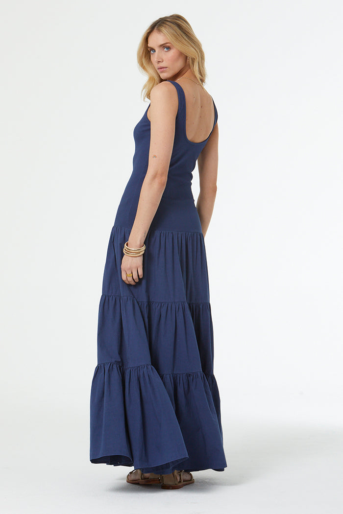 Gabbie Maxi Dress // Aviator Blue