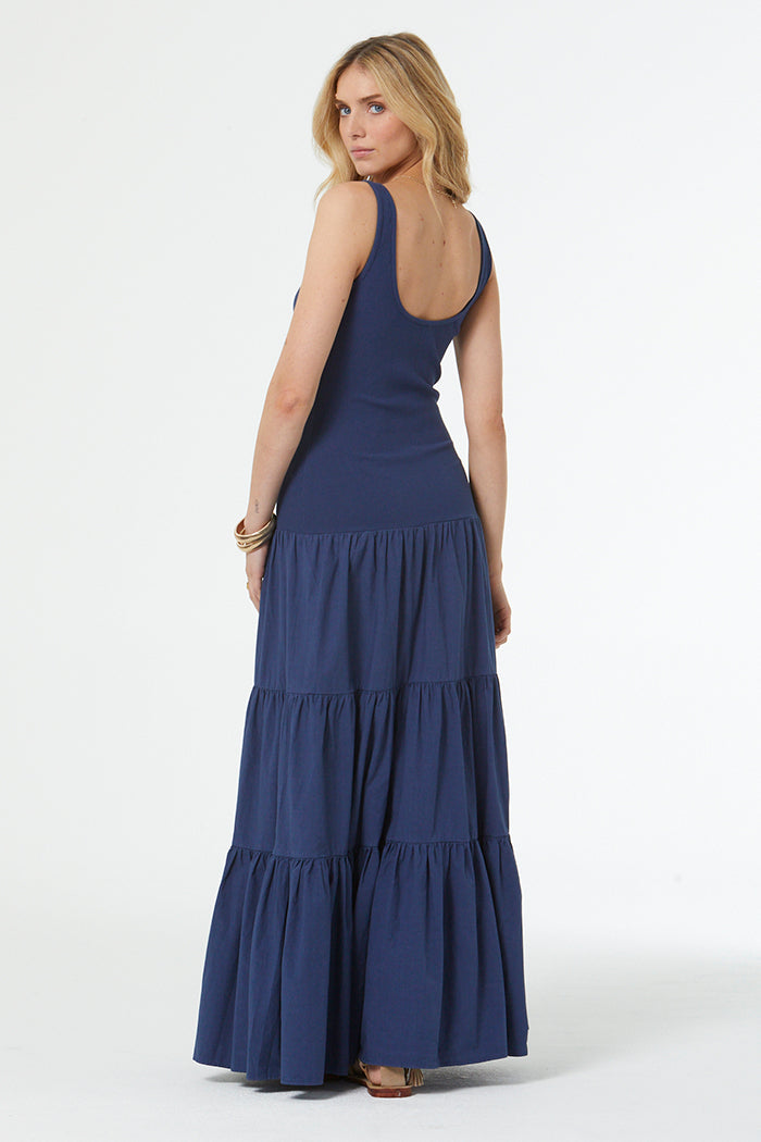 Gabbie Maxi Dress // Aviator Blue