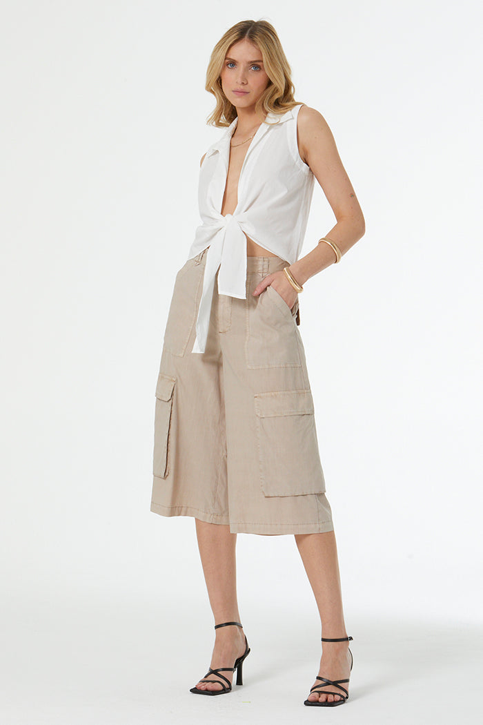 Kenzie Tie Top // Bone