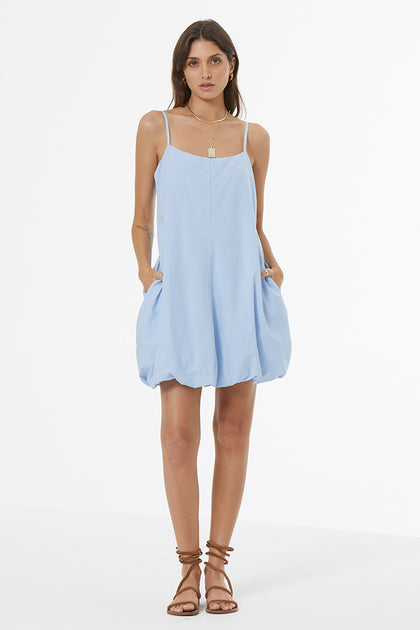 Women's Bulle Dress in Cornflower by YFB