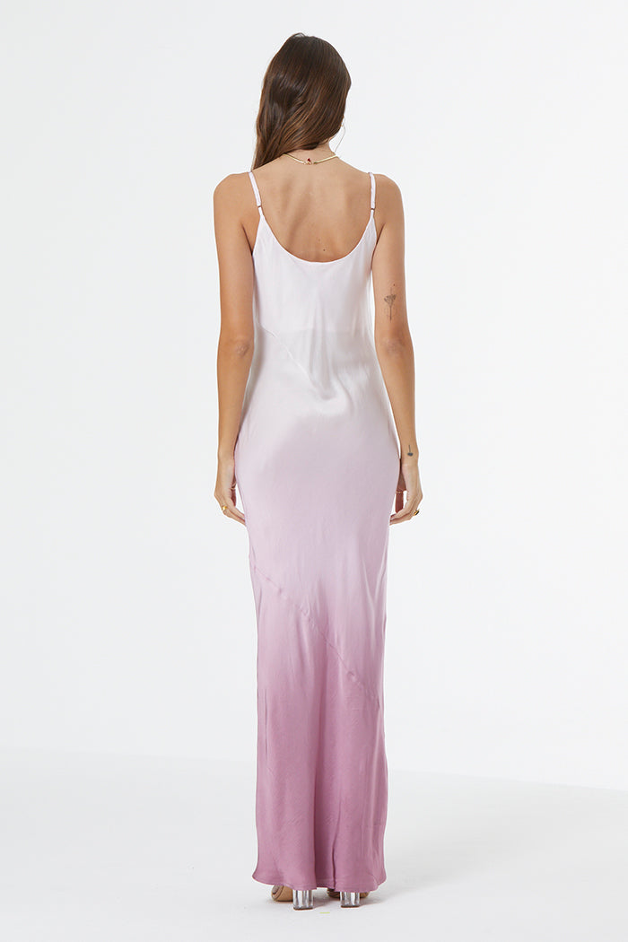 Tori Maxi Slip Dress // Cosmetic Pink Ombre