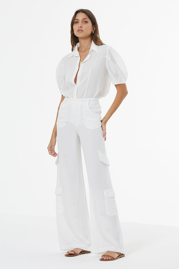 Omar Cargo Pant // Bone