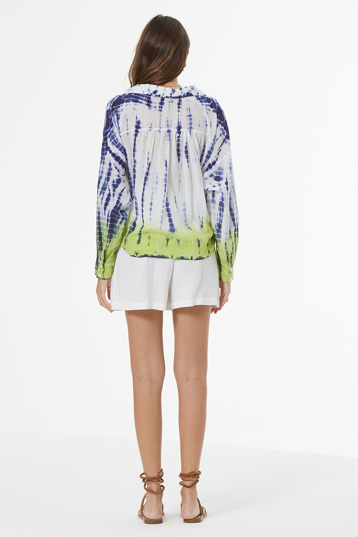 Tourist Voile Top // Dusk Navy Bamboo Dip Wash