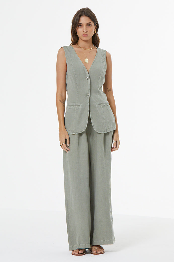 Hope Trouser // Seagrass Pigment