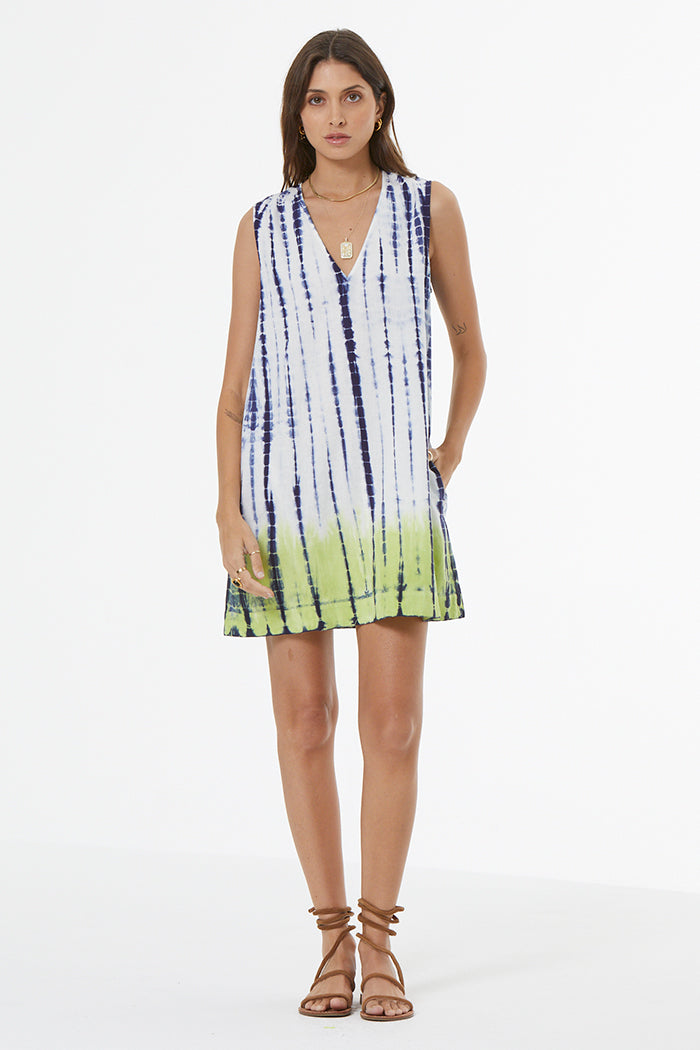 Hoku Dress // Dusk Navy Bamboo Dip Wash