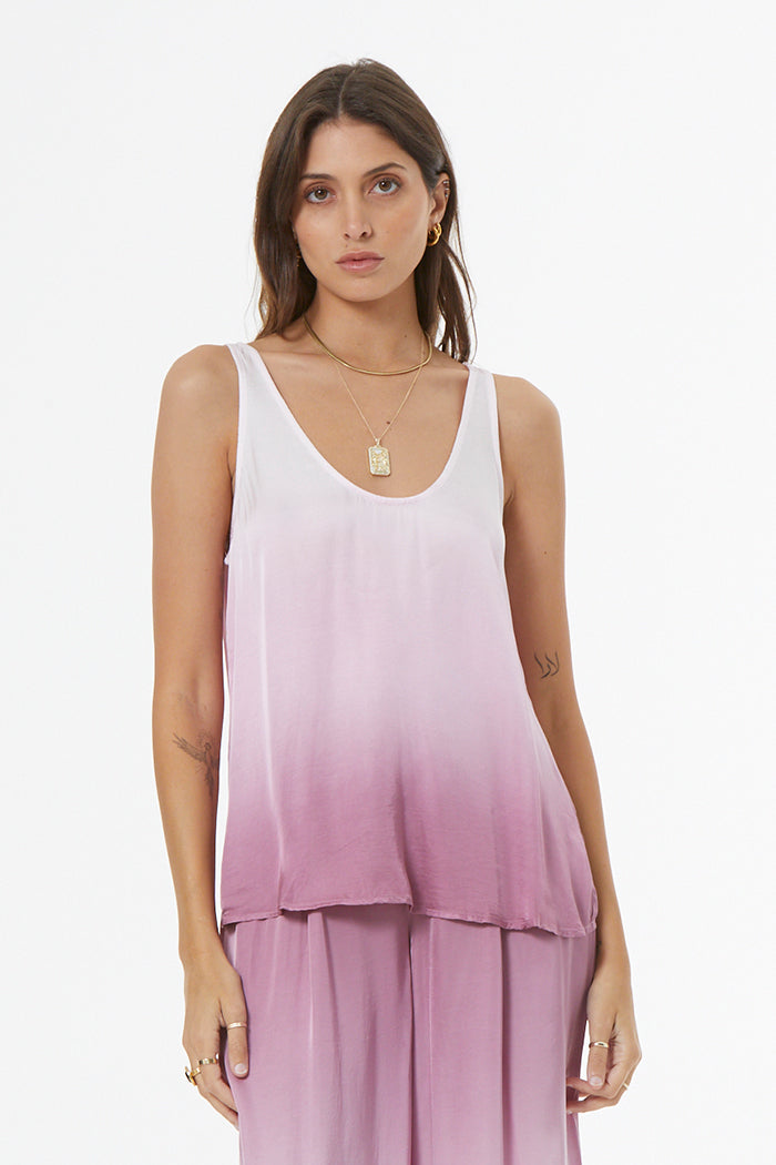 Nari Tank // Cosmetic Pink Ombre Wash