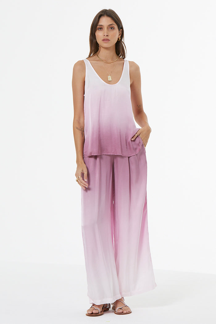 Nari Tank // Cosmetic Pink Ombre Wash