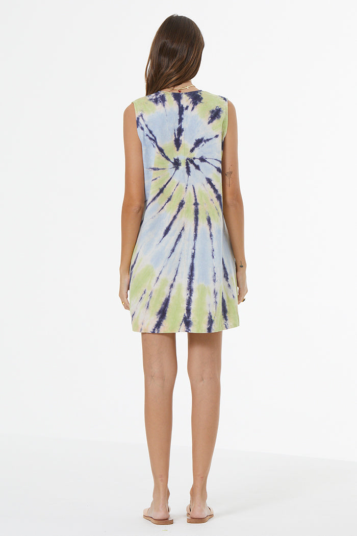 Hoku Dress // Cornflower Octopi Wash