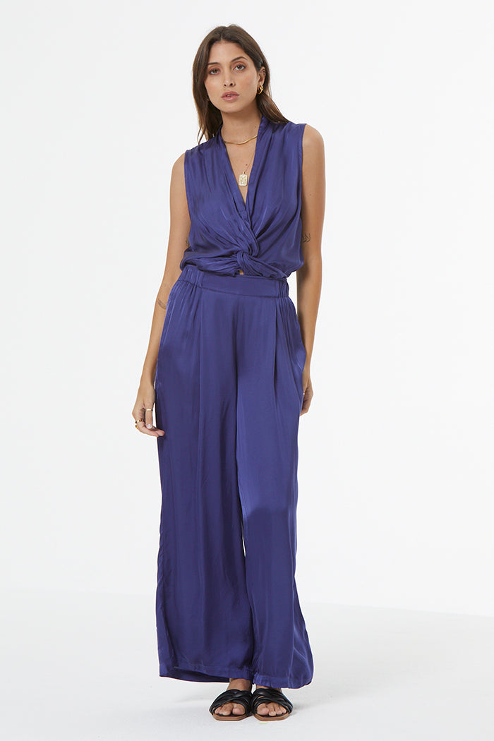 Laurie Draped Vest // Dusk Navy