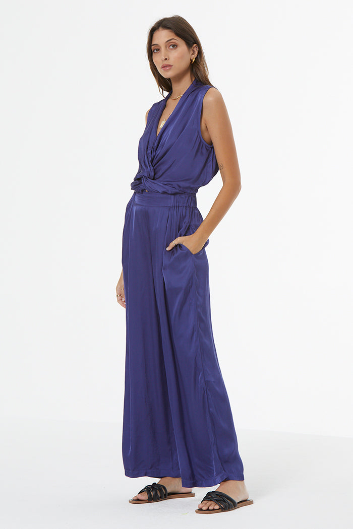 Laurie Draped Vest // Dusk Navy