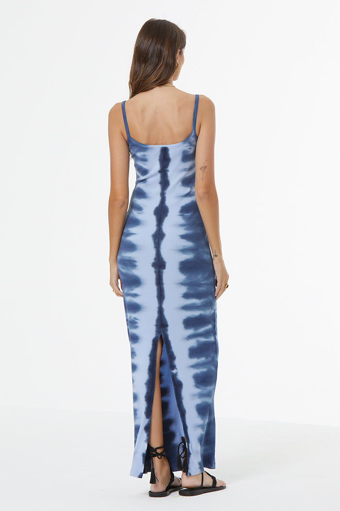 Tonya Maxi Dress // Aviator Blue Pillar Wash