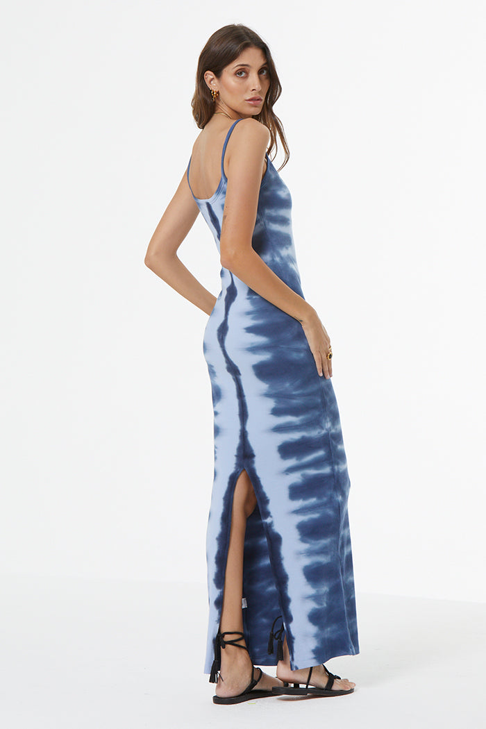 Tonya Maxi Dress // Aviator Blue Pillar Wash