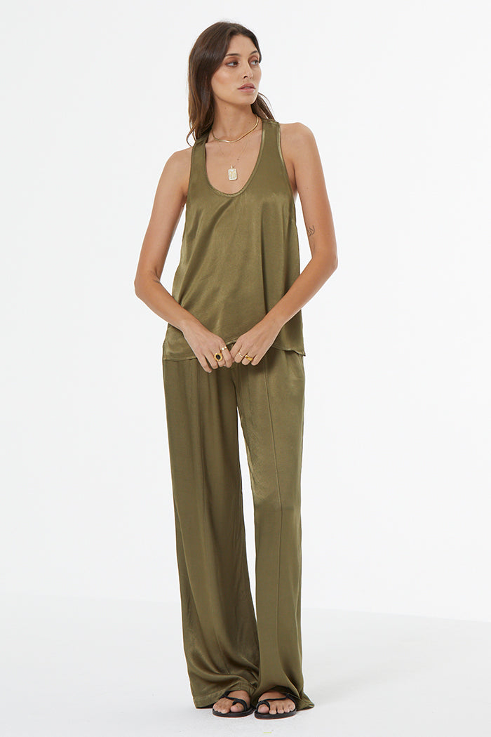 Silky Track Pant // Sea Cucumber