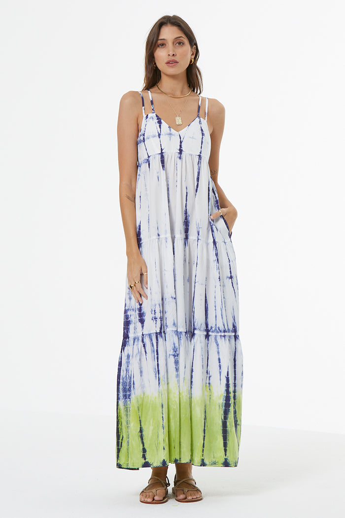 Patio Poplin Dress // Dusk Navy Bamboo Dip Wash