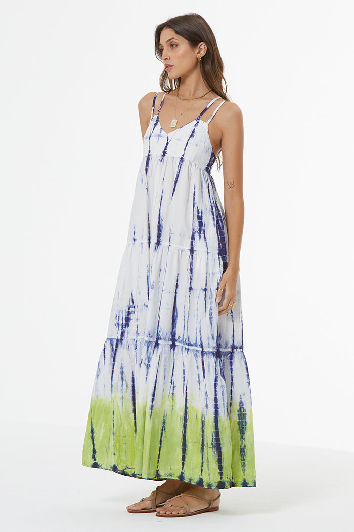 Patio Poplin Dress // Dusk Navy Bamboo Dip Wash