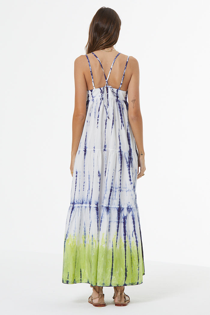 Patio Poplin Dress // Dusk Navy Bamboo Dip Wash