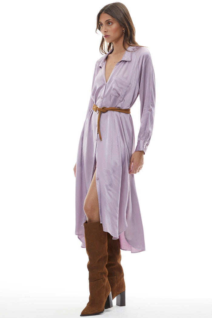 Scarlet Shirt Dress // Elderberry