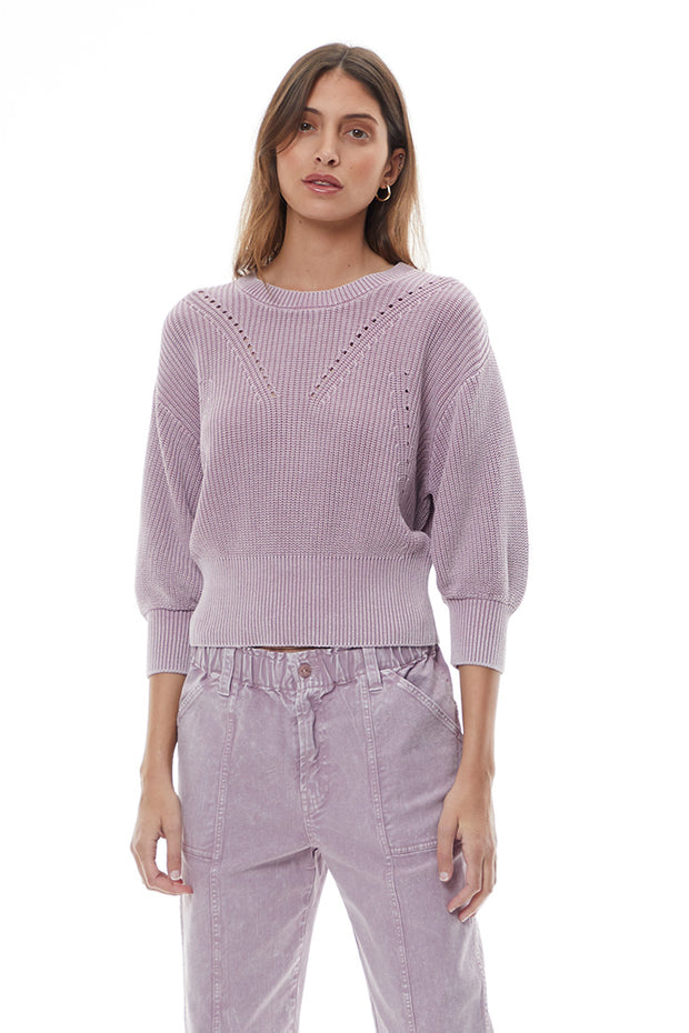 Marcelyn Sweater // Elderberry Mineral Wash