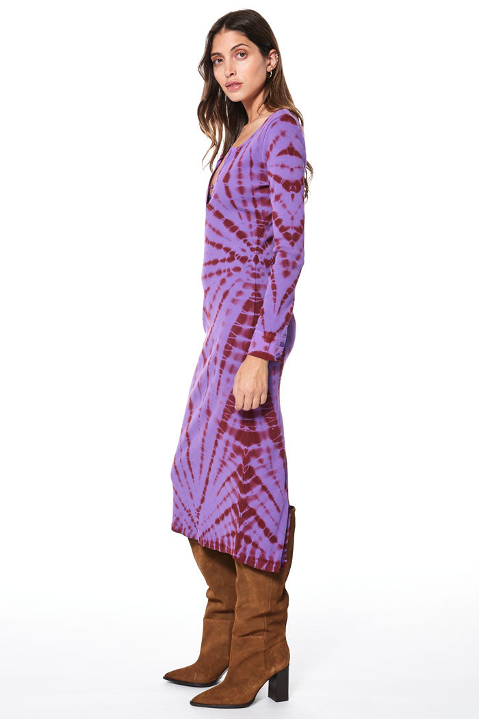 Leo Dress // Purple Sapphire Tigers Eye Wash