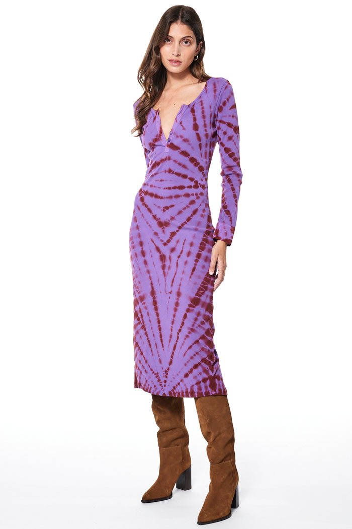 Leo Dress // Purple Sapphire Tigers Eye Wash