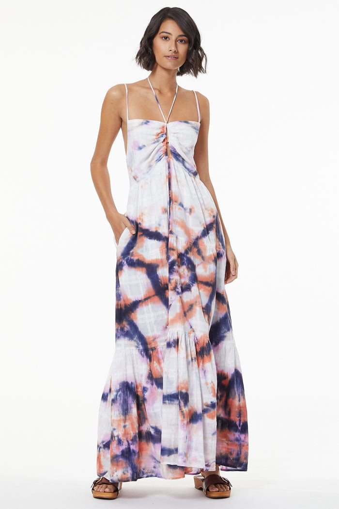 Haisely Sun Dress // Violet Kaleidoscope Wash