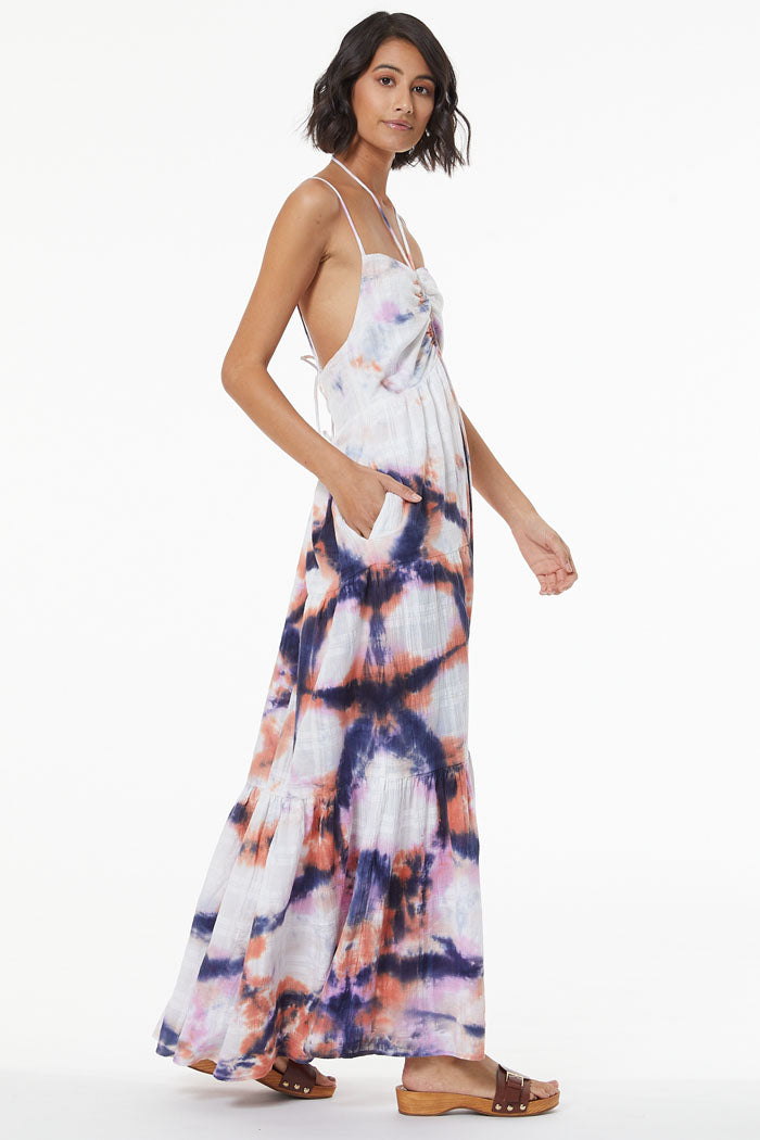 Haisely Sun Dress // Violet Kaleidoscope Wash