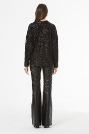 Tourist Sequin Top // Black