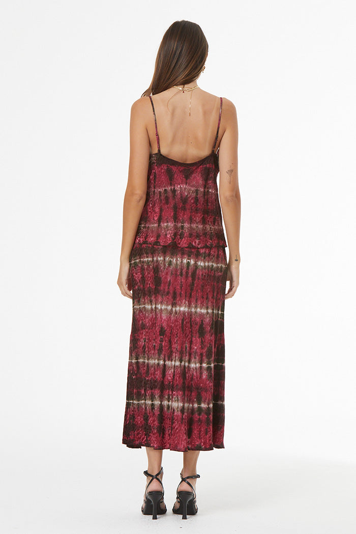 Emmet Cheetah Jacquard Tank // Garnet Cuba Wash