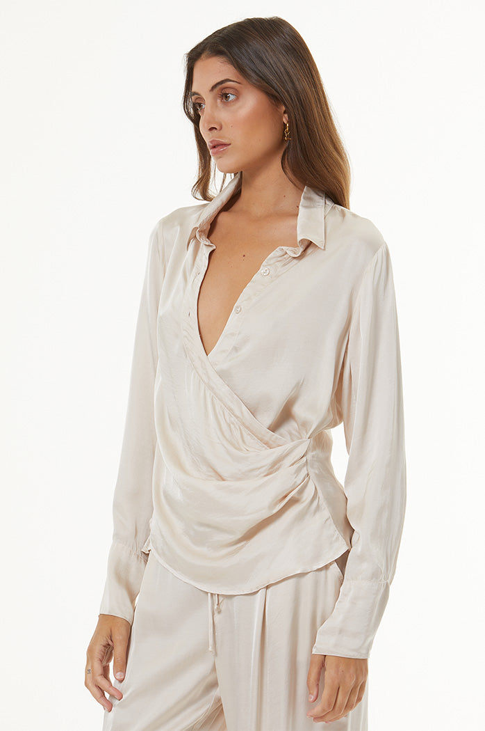 Evenlyn Top // Sea Salt