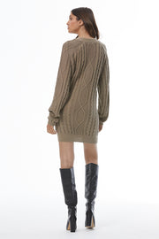 Holly Sweater Dress // Shiitake