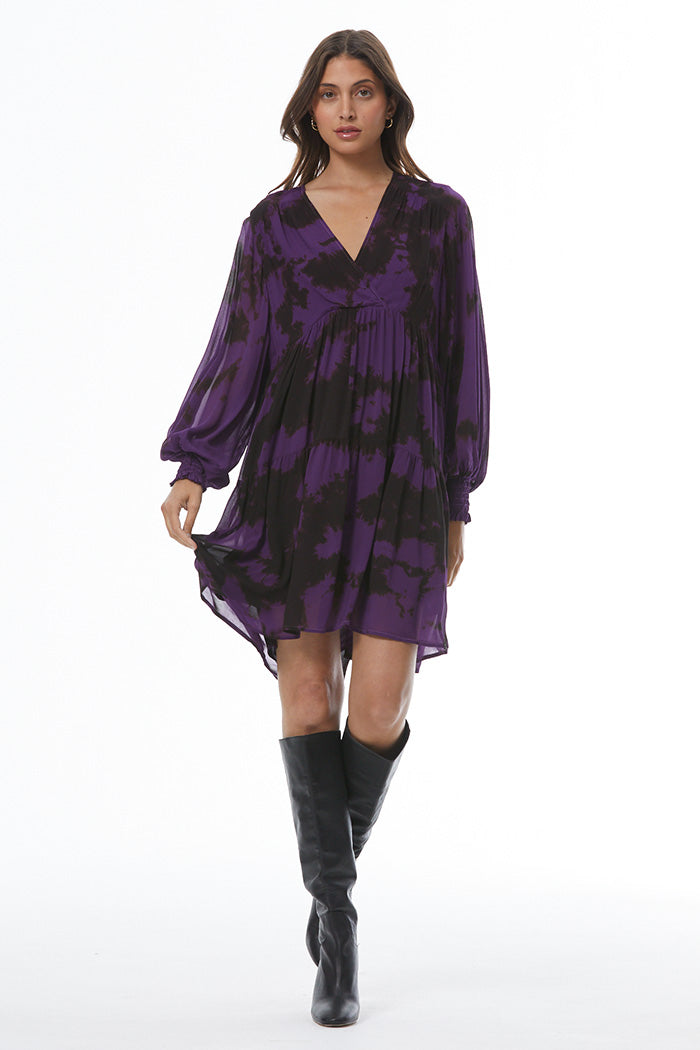 Purple baby doll dress best sale