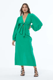Caza Dress // Island Green Pigment